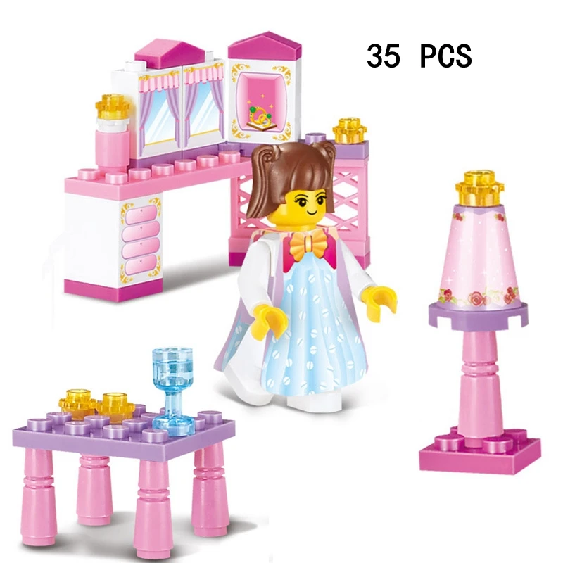 Креативный почтовый офис/ПЭТ/скутер/АЗС набор модель совместима с Legoings