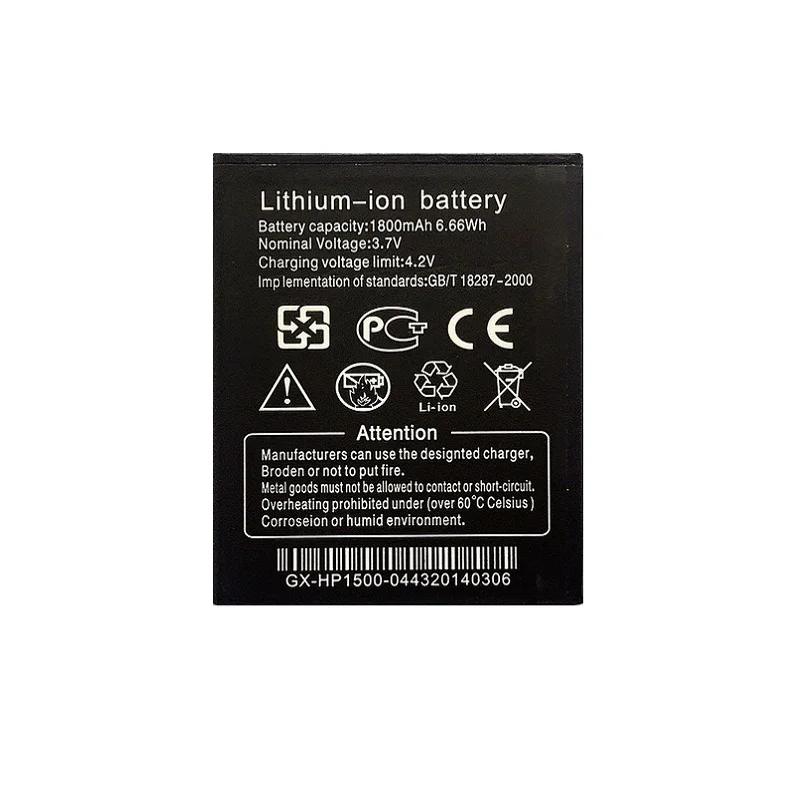 Оригинальный аккумулятор для THL W100 W100S литий ионный 3 7 В высокая емкость 1800 мАч