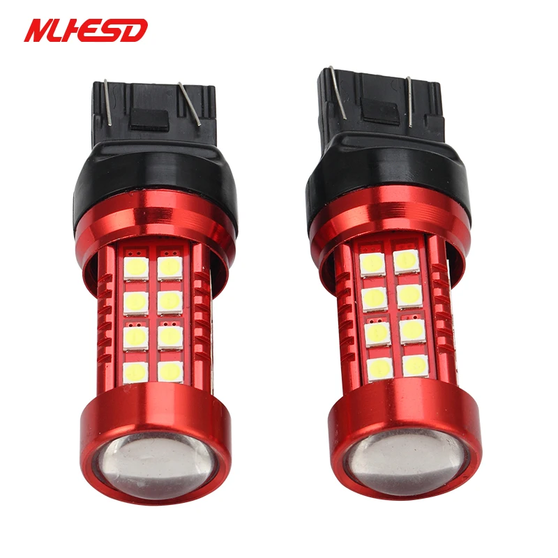 10 шт. T20 7440 7443 W21/50 Вт 36SMD 3030 светодиодный автомобиль сигнала поворота Стоп-сигнал