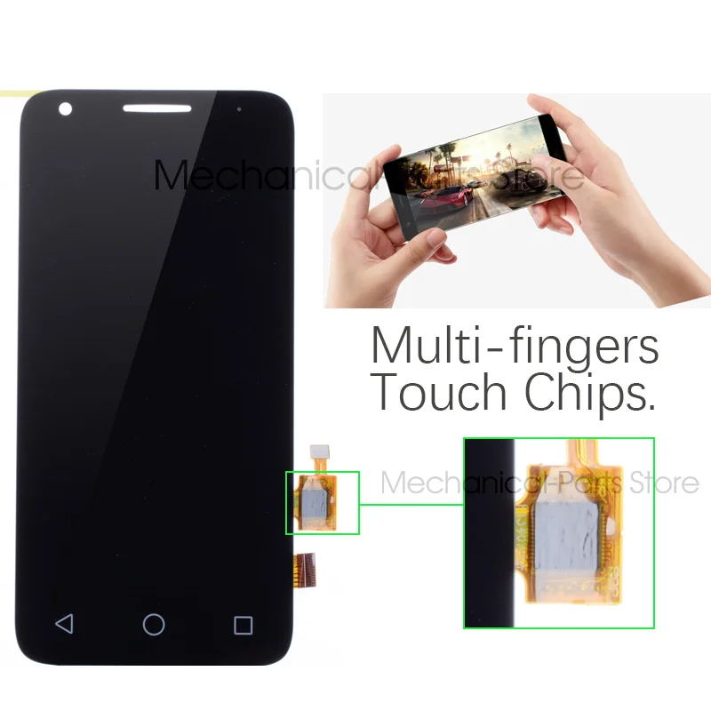 Дисплей для Alcatel One Touch Pixi 3 4.5 4027D 4027X 4027A OT4027 LCD в сборе с тачскрином Оригинал