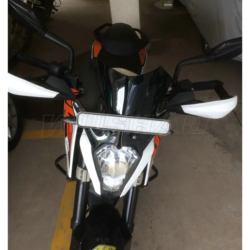 Мотоцикл двойной пузырь лобовое стекло ветер экран для 2011 2012 2013 KTM 125 200 390 Duke черный Иридиевый дым