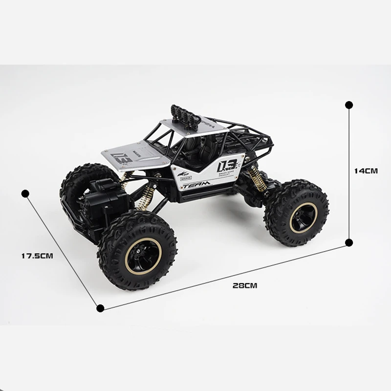 Bojoy RC автомобиль 1:16 4DW 2 4 ГГц металл рок сканеры ралли скалолазание двойные