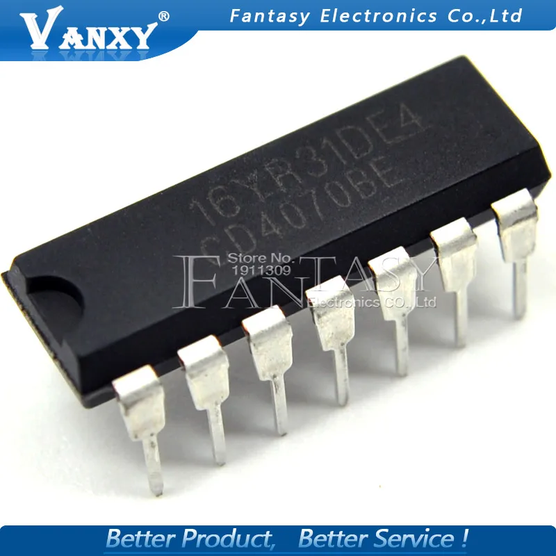 10 шт. CD4070BE DIP14 CD4070 DIP 4070BE DIP-14 новое и оригинальное IC