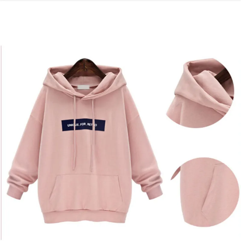 Женский свитшот на осень-зиму повседневные двойные толстовки с длинным рукавом и