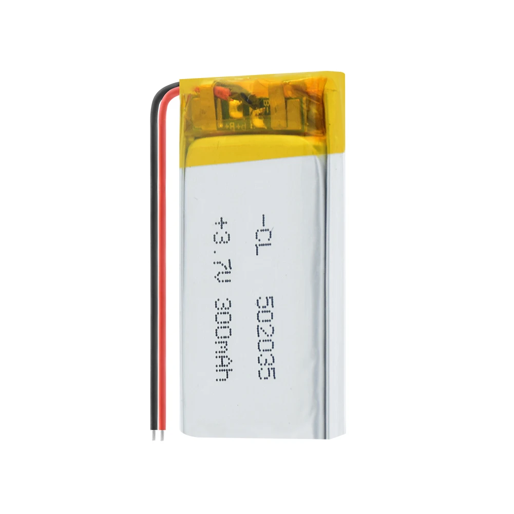 Поставка литиевой аккумуляторной батареи 502035 300 мАч 3 7 в для MP3 MP4 MP5 GPS PSP MID Bluetooth