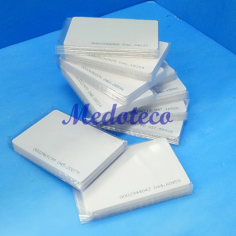 100 шт. 0 8 мм 125 кГц rfid карта TK4100 Чип Keycard чтение только доступ тонкая для системы