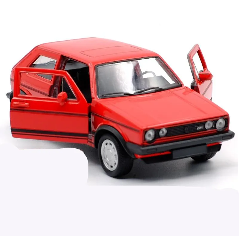 1:36 sacle Golf GTI игрушечный автомобиль из сплава, высокая имитация литья под давлением металлическая модель, 2 двери, детская игрушка в подарок