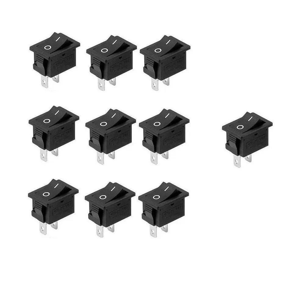 10 шт мини 10x15 мм 2 Pin SPST включения-выключения кулисный переключатель 3A 250V 6A 125V чехол s654