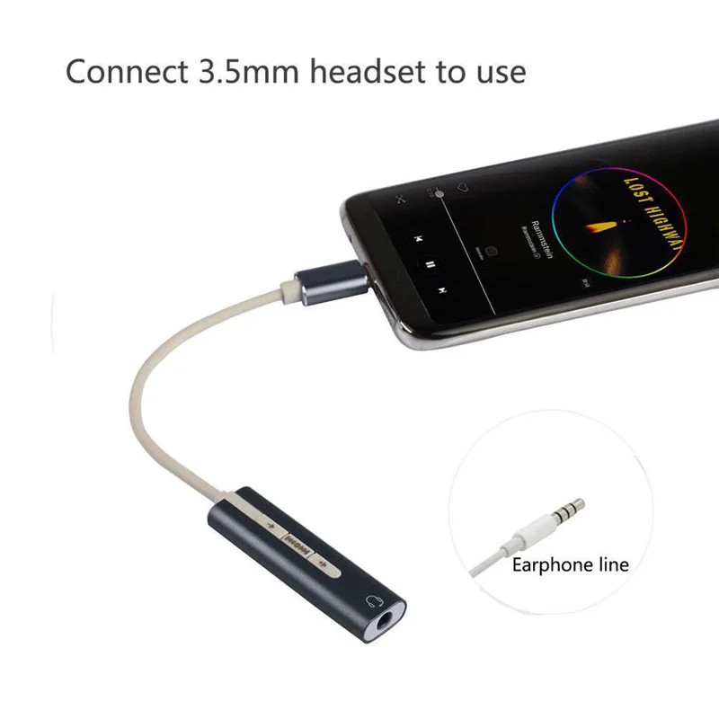 USB C 3 1 Тип звуковая карта до 5 мм AUX стерео разъем для наушников адаптер внешний