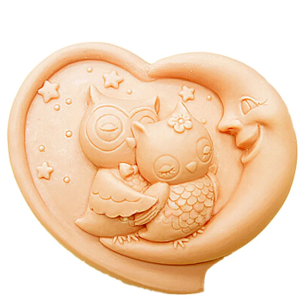 Силиконовые формы для мыла Grainrain ручной работы DIY bird two owls 143|mold for|mold for handmade soapmolds soap
