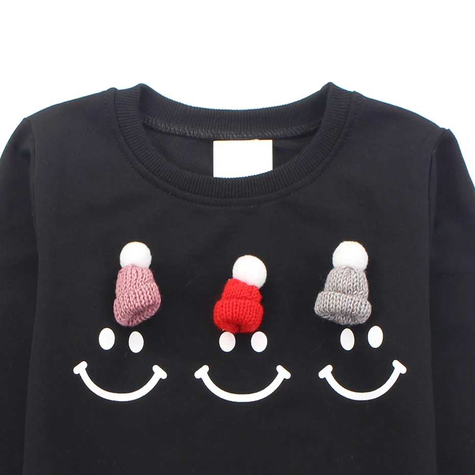 Свитшот для девочек с длинными рукавами и героями мультфильмов футболки сезон