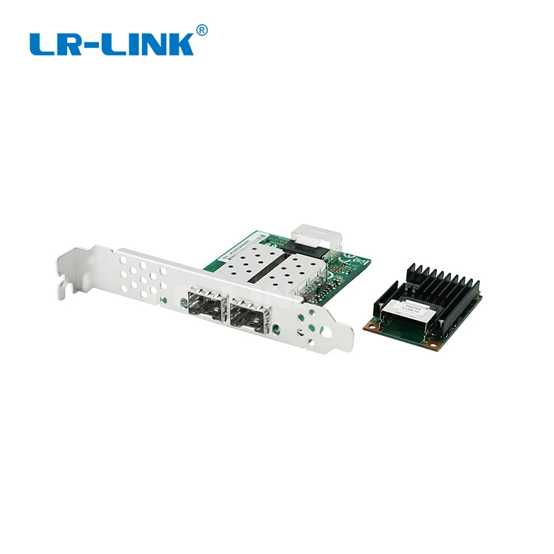 LR-LINK 2203PF-2SFP Автомобильное зарядное мини-устройство PCI-e волоконно-оптический адаптер Intel I350 гигабитные оптические сети Интерфейс карты(2xsfp