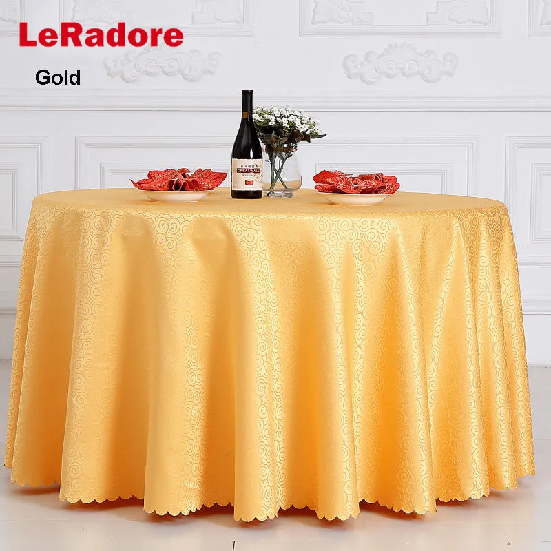 LeRadore круглый скатерть для свадебного/Банкетный/Ресторан полиэстер квадратный