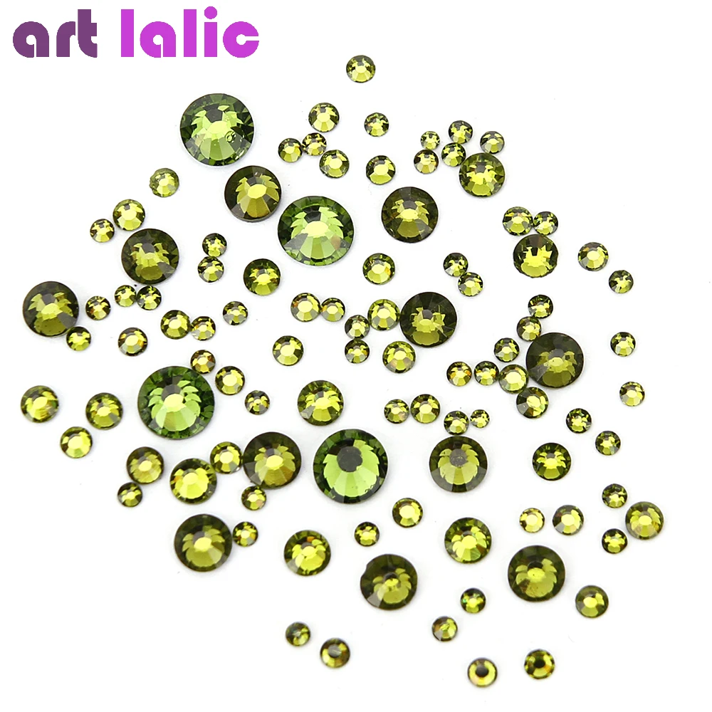 1440 шт./упак. хрустальные стразы наклейки для ногтевого дизайна основание из