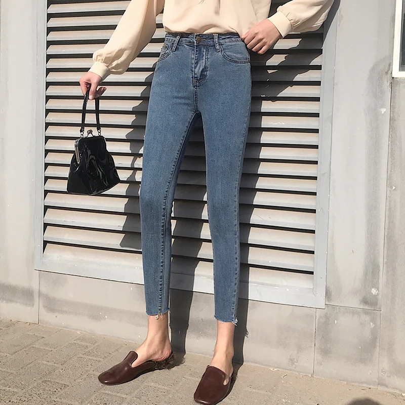Jeans for Women Black high waist with large size k88 | Женская одежда