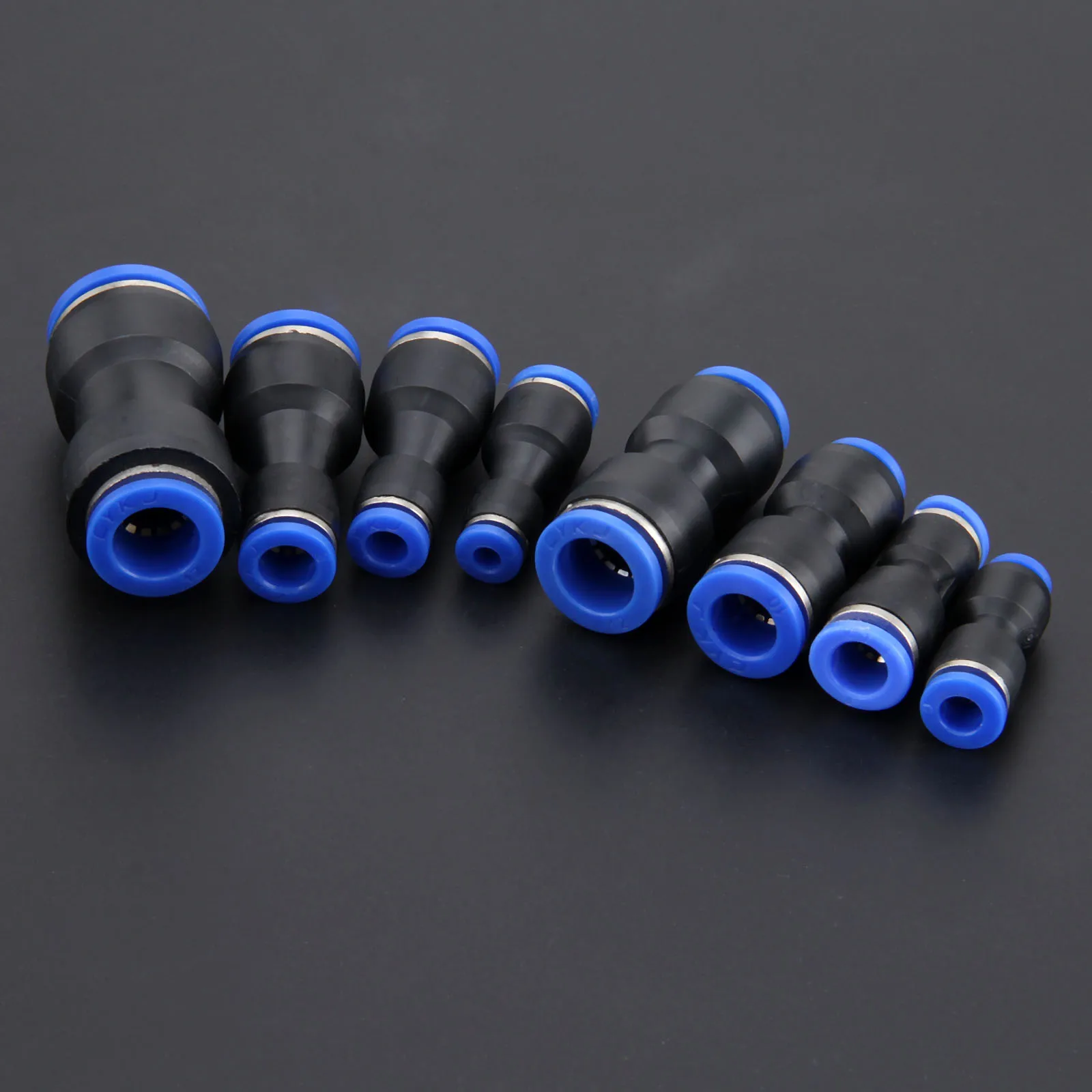 1 шт. пневматические фитинги пуш-ап в прямой Редуктор разъемы для воздуха