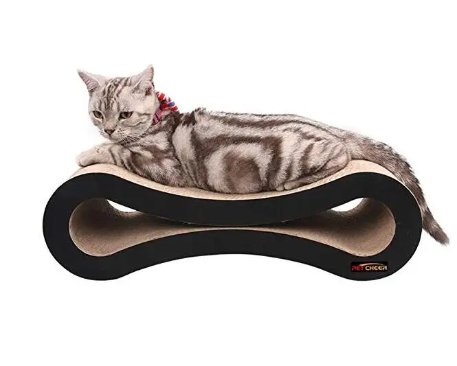 Скребок для кошек Lounge Fat Cat кровать картонная бумага Высокое качество кошка игрушка Когтеточка