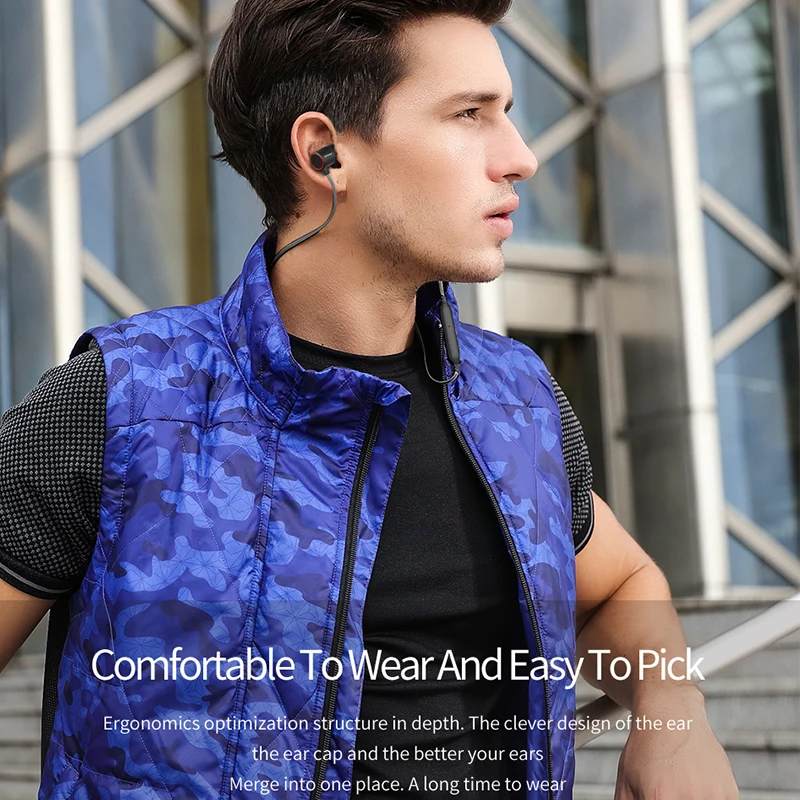 

AWEI AK2 Magnetic Switch Bluetooth-compatible Earphone Sport with microphone Waterproof Headset Stereo Wireless Earphones Earbud