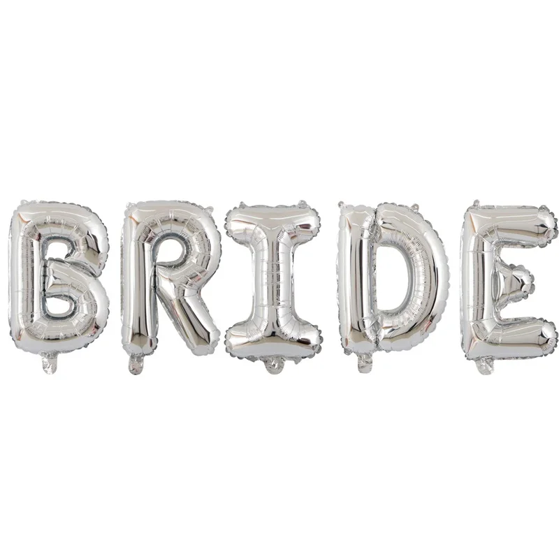 Воздушные шары для невесты фольгированные с надписью Bride To Be 16 дюймов аксессуары