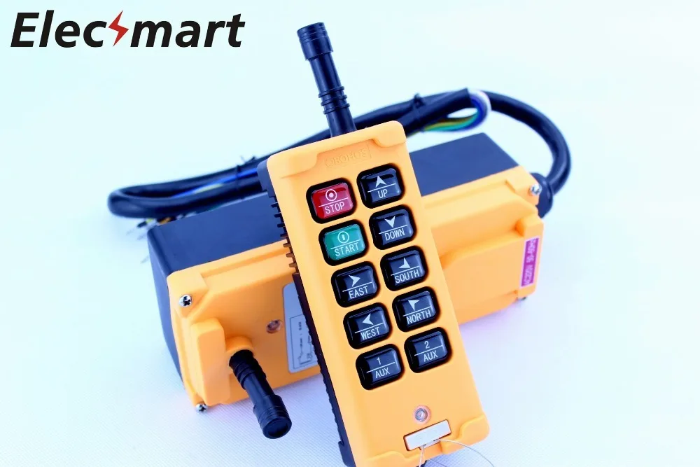 OBOHOS 12V 24V 110V 220V 380V HS 10 Каналы 1 Скорость Управление подъем промышленное