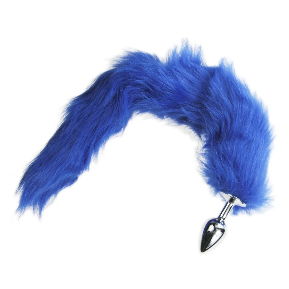 Анальная пробка с хвостом лисы анальная собачьи хвосты секс-игрушка BULLET игрушки