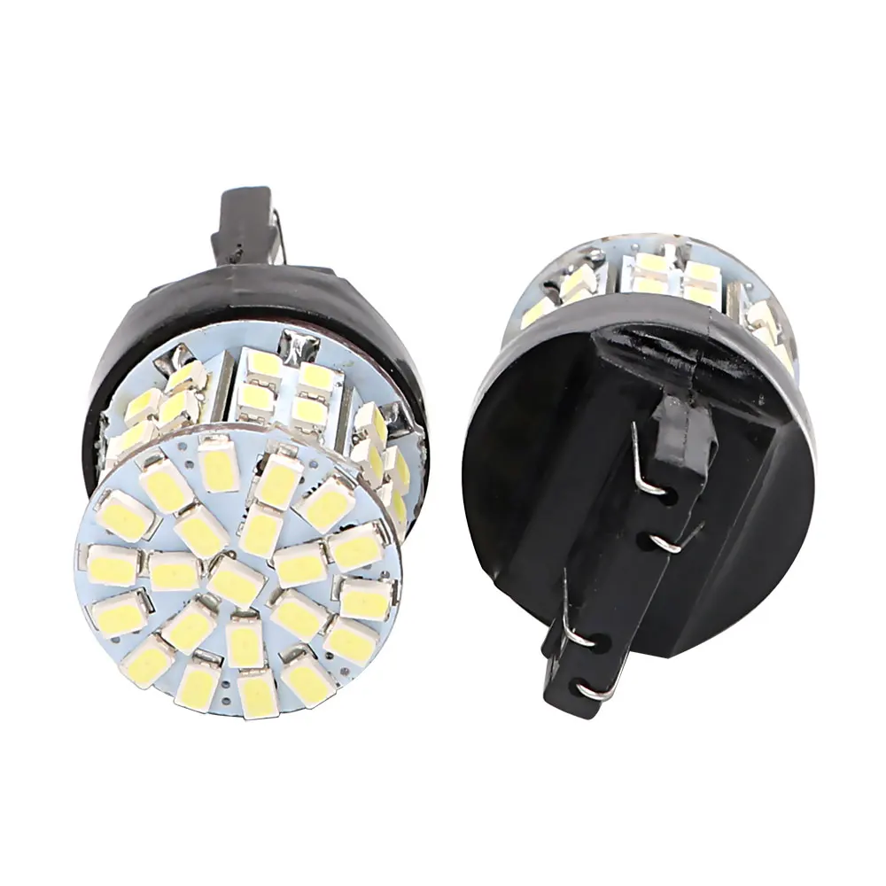 1 пара 50SMD T20 7443 автомобильная лампа указателя поворота резерсветильник свет s W21/5