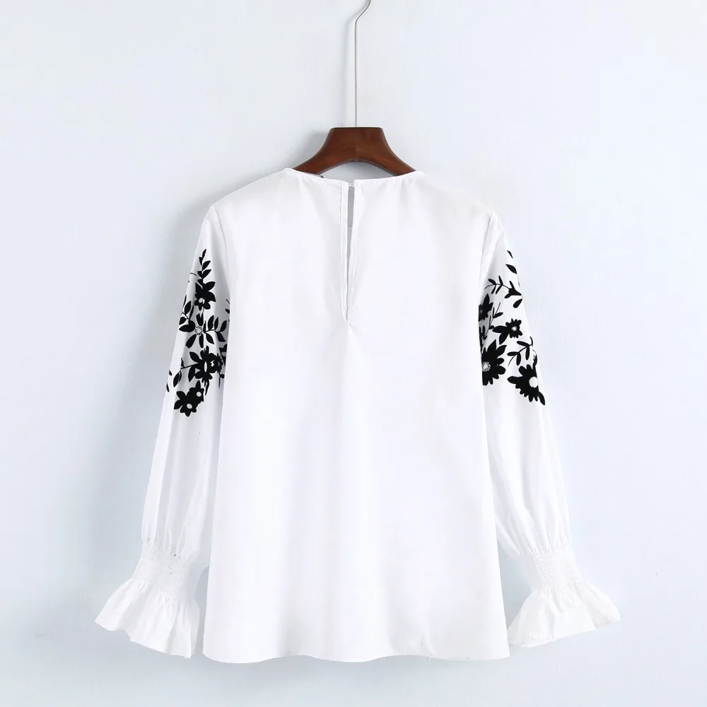 Omchion blusas Mujer 2018 o Средства ухода за кожей Шеи белая блузка Для женщин Повседневное