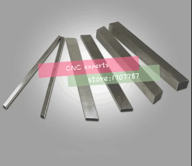 

2pcs HRC60 6*16*200mm High-speed steel Sharp steel STEEL BILLETS blade Flat HSS Turning tool DIY knife material, Lathe tool