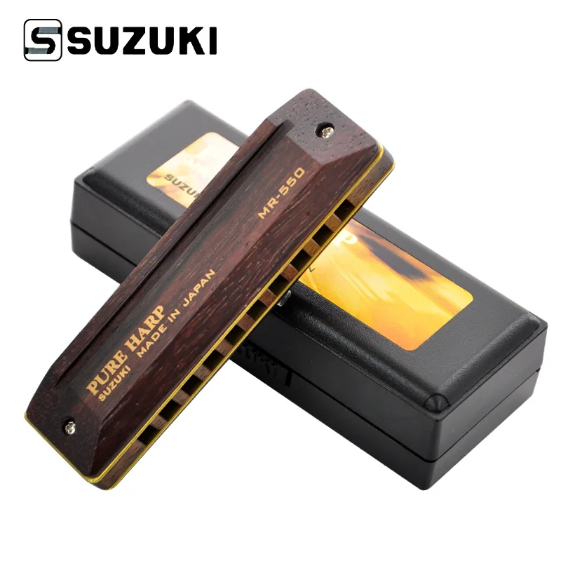Hohner блюз Арфа BH20 10 отверстие Губная гармошка Bules диатоническая арфа, деревянный корпус Ключ C, D, E, F, G, A