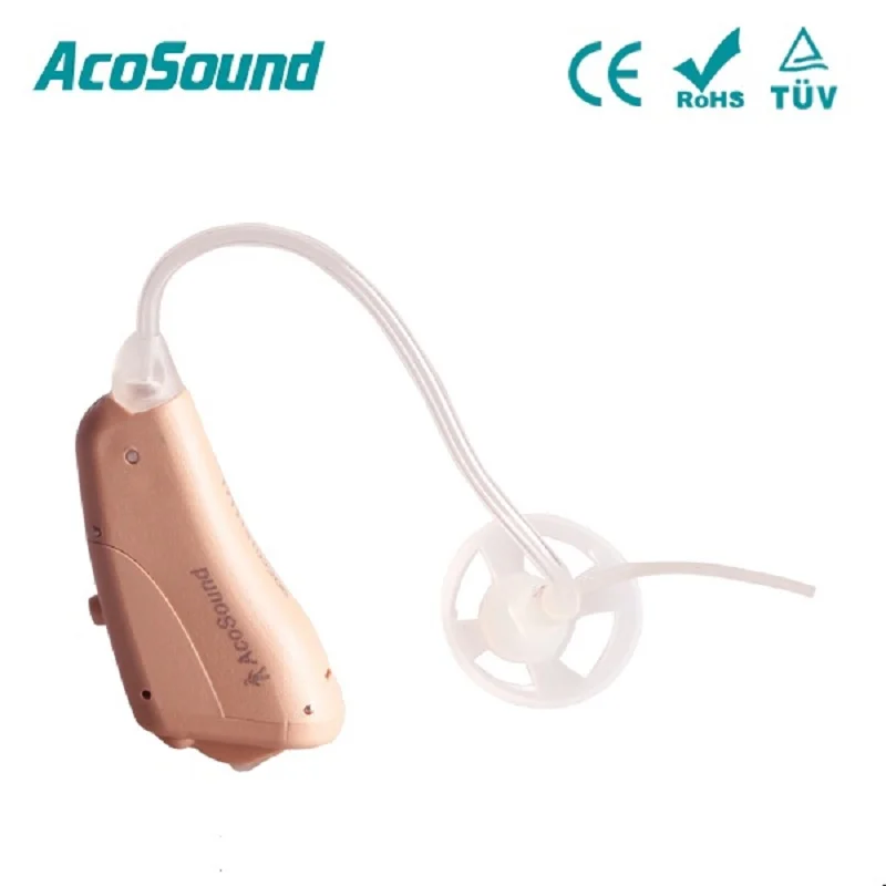 Acosound 610OF Цифровые слуховые аппараты маленький усилитель звука 6 каналов за ушками слуховые аппараты инструменты для ухода