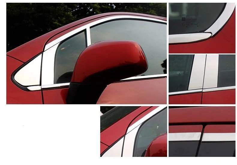 Lsrtw2017 304 нержавеющая сталь окна автомобиля планки для chevrolet Tracker chevrolet trax модель Holden trax 2013