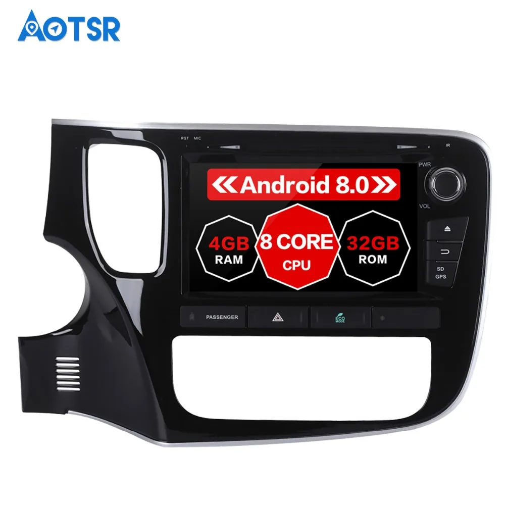 Android 8 0 ядерный автомобильный DVD плеер GPS для Mitsubishi Outlander2014 2015 с 4G + 32G Восьмиядерный