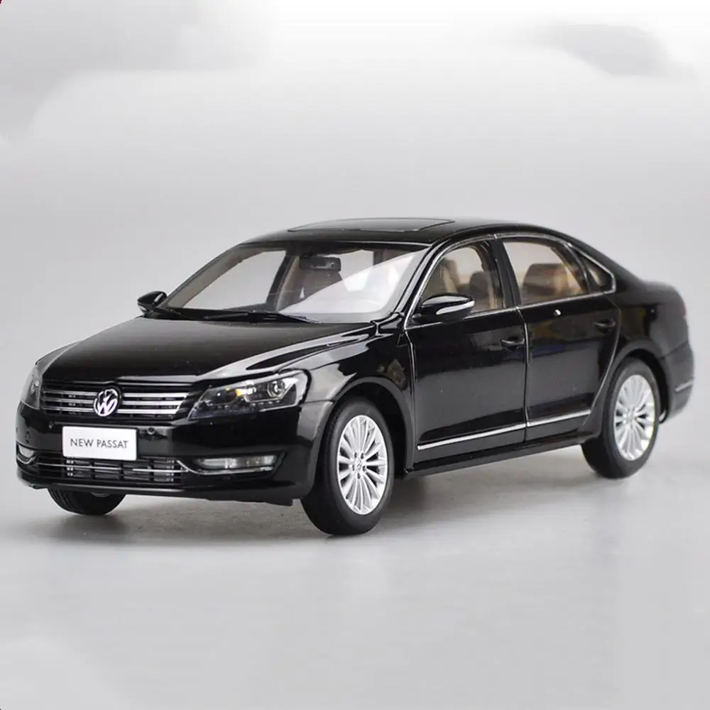 1/18 Масштаб Volkswagen VW Passat 2011 черный литой под давлением модель автомобиля коллекция игрушек подарок