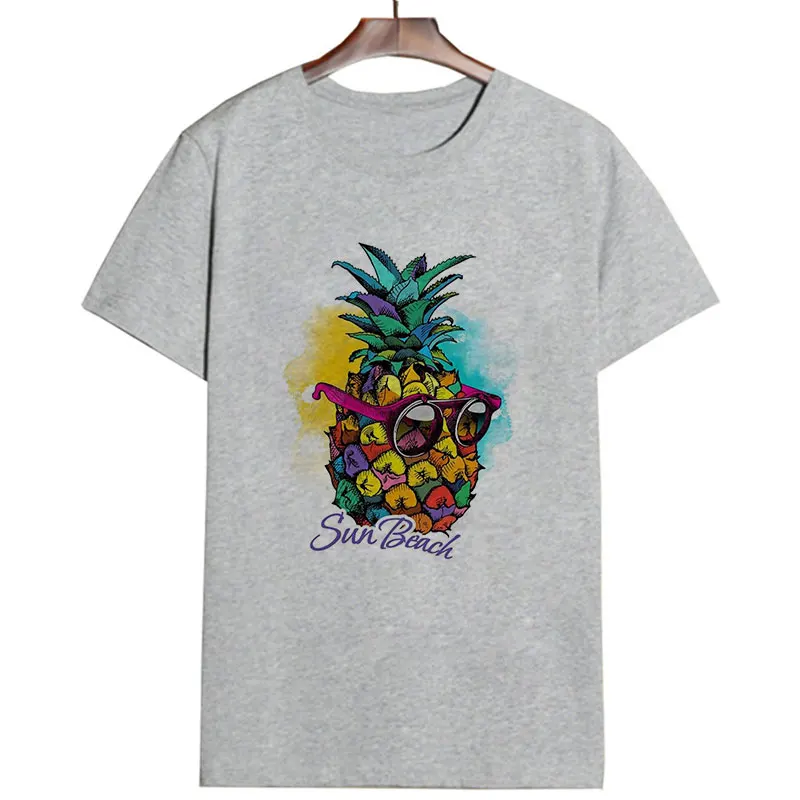 Женская одежда 2019 Защита от солнца пляжная ананас Забавный эстетическое