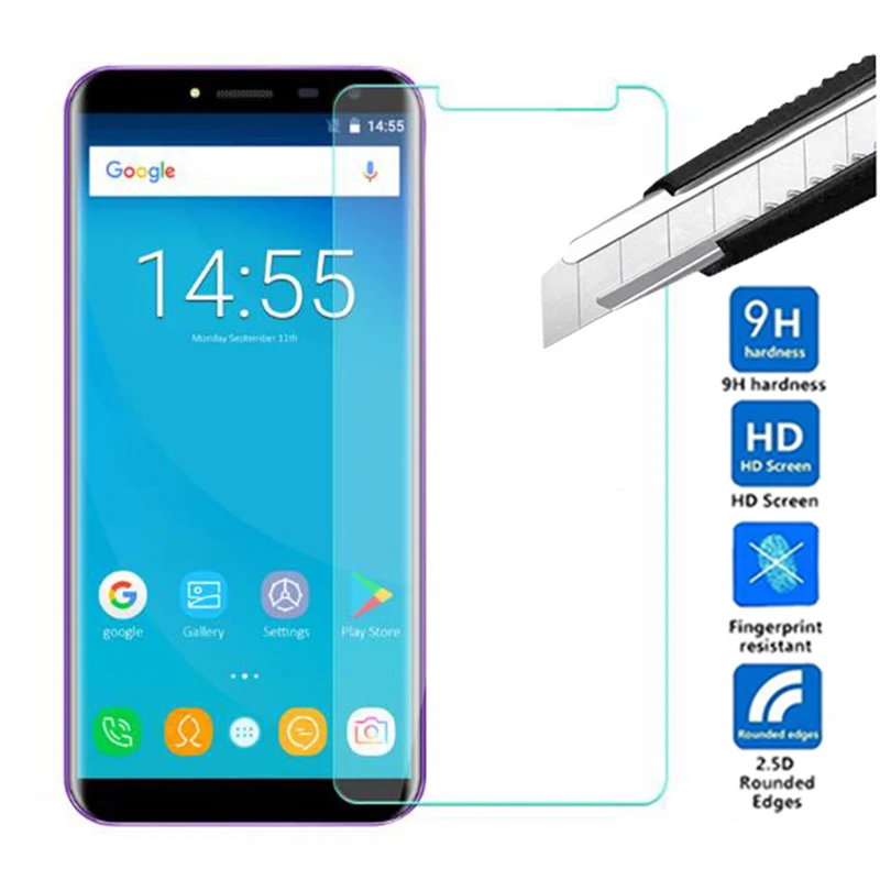 Закаленное Стекло для Oukitel C8 Экран протектор телефон 2.5D защитная пленка зашита