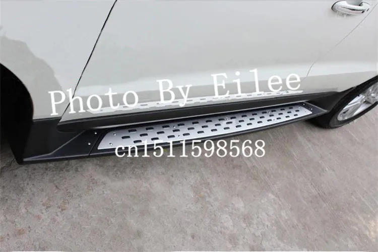 Бесплатная доставка подходит для алюминиевой подножки Hyundai Santa Fe 2010 2011 2012 боковая