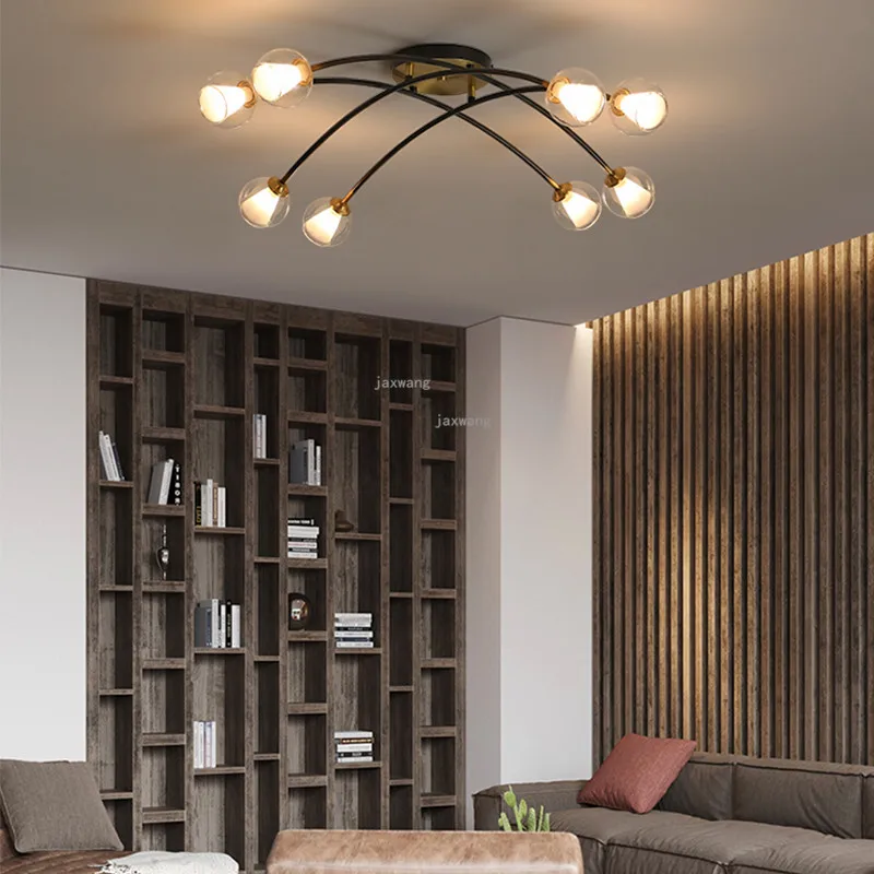 Скандинавский светодиодный Люстра Lustre Ресторан роскошные украшения осветительная арматура гостиная спальня креативная стеклянная люстра