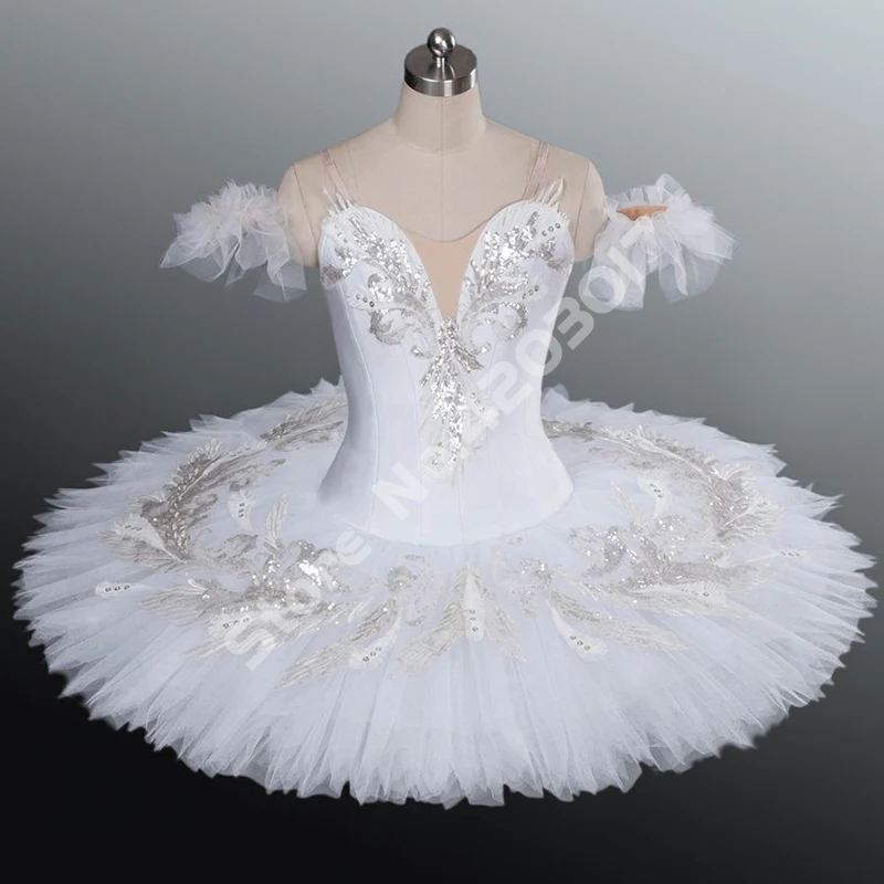 Adult White Swan Dress Professional Ballet Tutus Girls Dance Costumes Performance Women Ballerina Dancewear B1157 | Тематическая