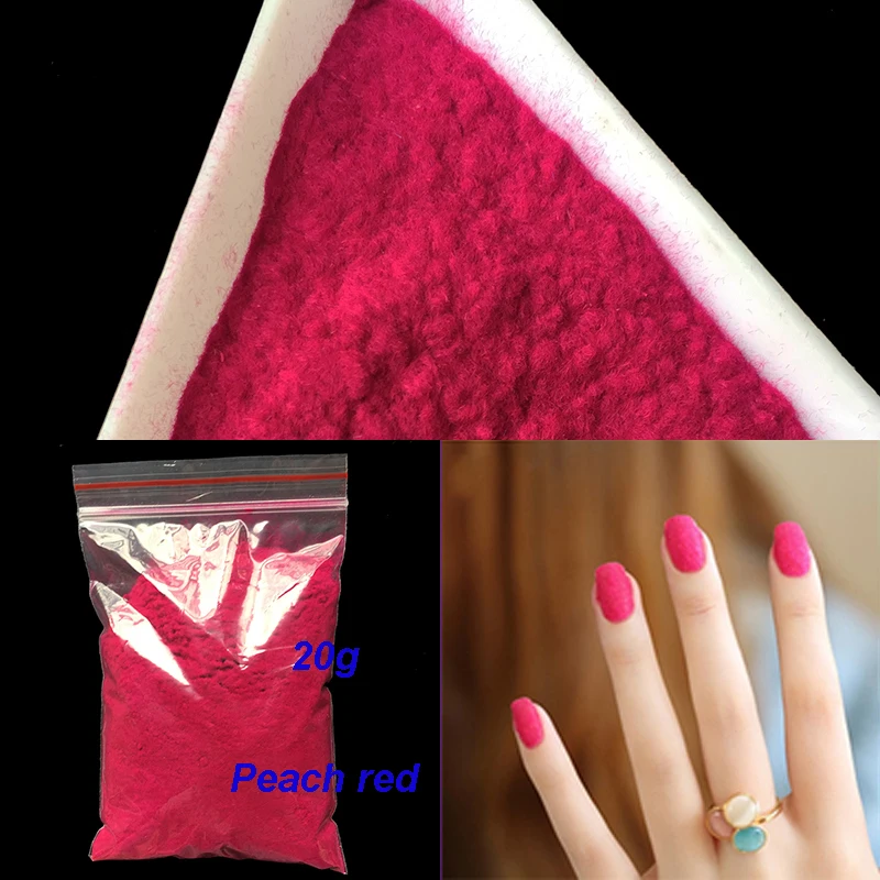 20 цветов 20 г/пакет конфеты Декоративный Лак для ногтей DIY Советы Дизайн бархат стекаются Пыль порошок Маникюр бархатный порошок