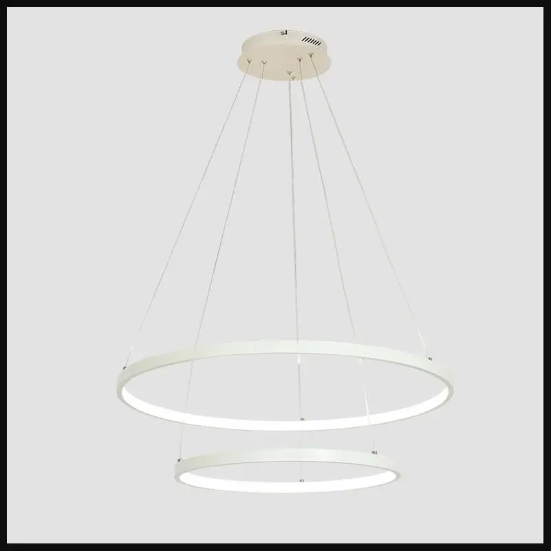 D100cm черный/белый современный подвесной светильник для гостиной столовой 4/3/2/1