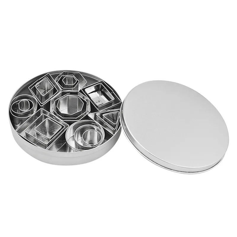 Stainless Steel Biscuit Mould Handmade DIY Tools Graphic Pies 24 Pieces Baking Utensils Kitchenware Holiday Gifts | Дом и сад
