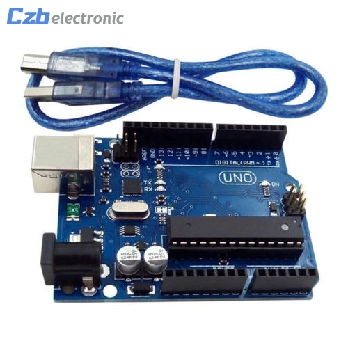 UNO R3 I/O ISP 3 В 5 ATmega328P развития MEGA328P ATMEGA16U2 доска для Arduino модуль совместим с USB кабель |