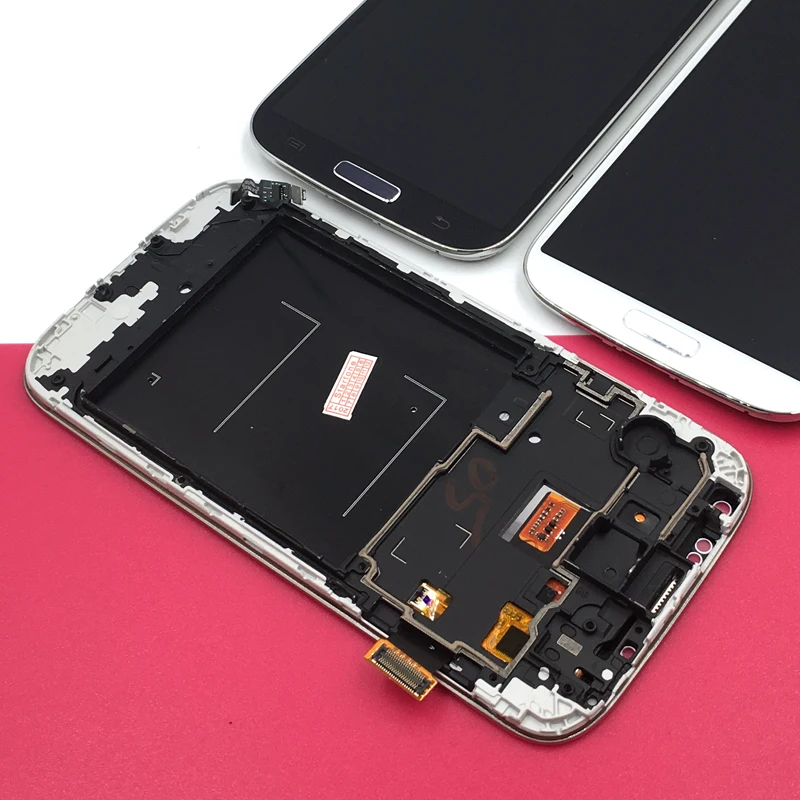 2 цвета для samsung Galaxy S4 I9500 I9505 сенсорный экран дигитайзер панель сенсор + ЖК дисплей
