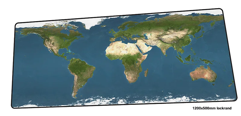 size 1200x500x2mm Карта мира коврик для мыши 1200x500 мм коврик для мыши крутой игровой коврик для мыши геймер HD узор большой персонализированный коврик для мыши Клавиатура ПК коврик - Цвет: size 1200x500x2mm