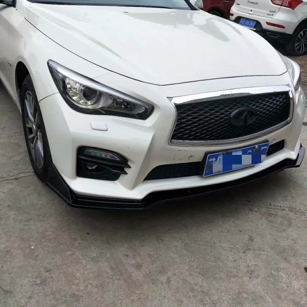Для Infiniti Q50 Q50S Sedan 4 дверный передний спойлер из полипропилена бампер 2013
