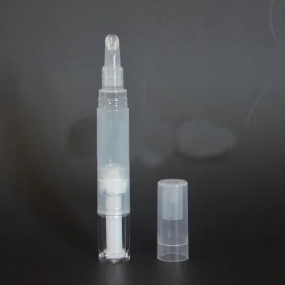 5ml Clear 3 мл 5 мл 50 шт./лот пустые косметические многоразовые ручки, высококачественный контейнер для крема для области вокруг глаз, элегантная одноразовая алюминиевая бутылка для блеска для губ - Цвет: 5ml Clear