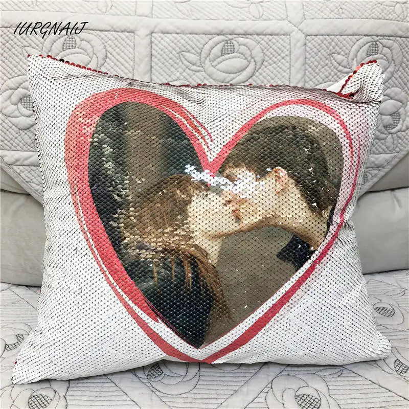 Diy декоративные подушки для дивана современный Декор для дома меняющая цвет блестящая подушка со стразами декоративная наволочка 40*40 см S045
