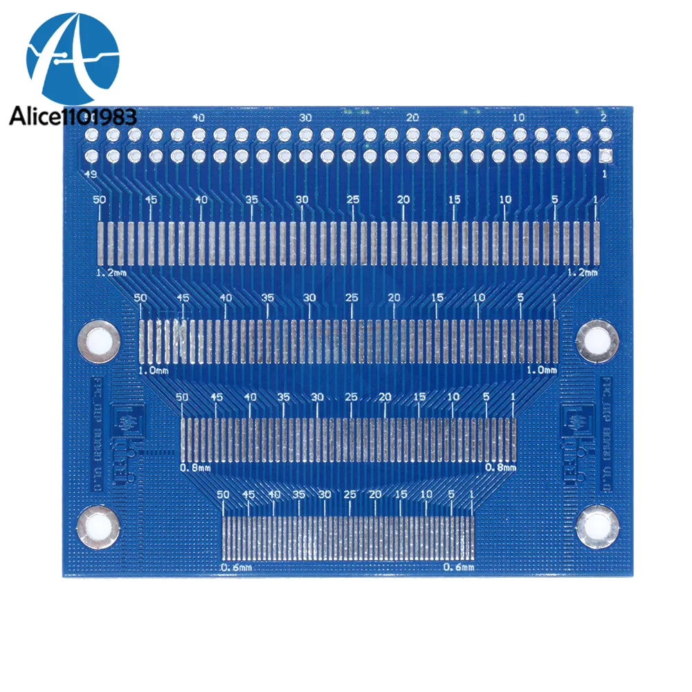 Плата адаптера для DIP TFT LCD SMD от 0 5 мм до 1 2 адаптер Pin Pitch плата FPC 3 дюйма