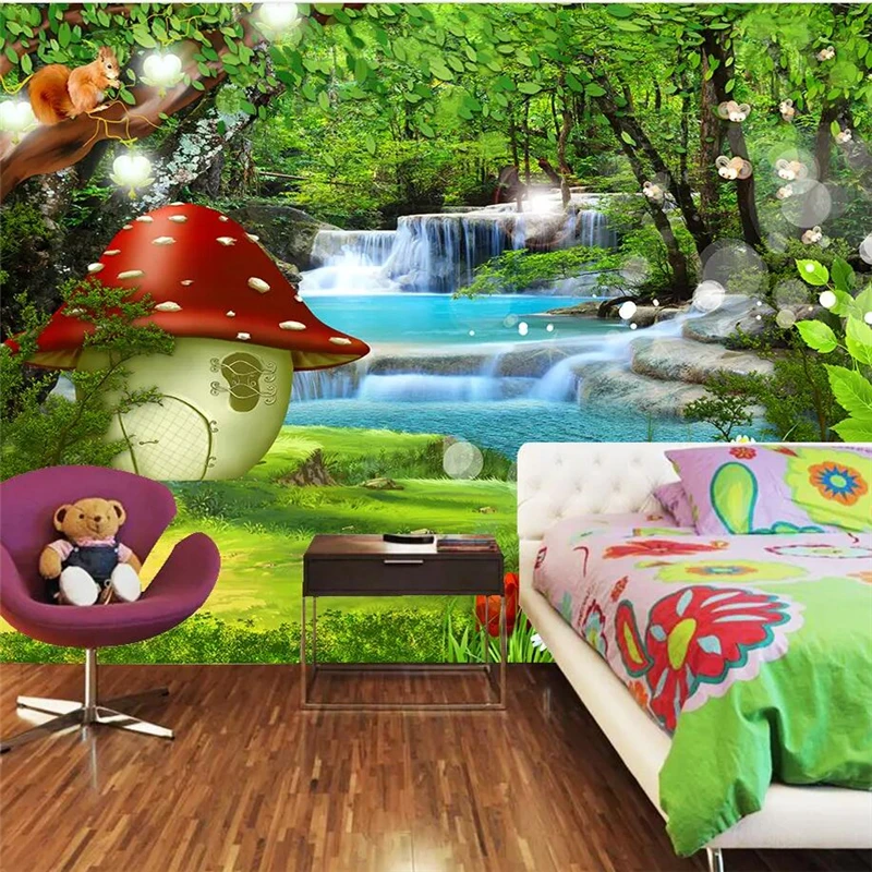 Beibehang пользовательские обои 3d фото роспись мультфильм детская комната Фэнтези