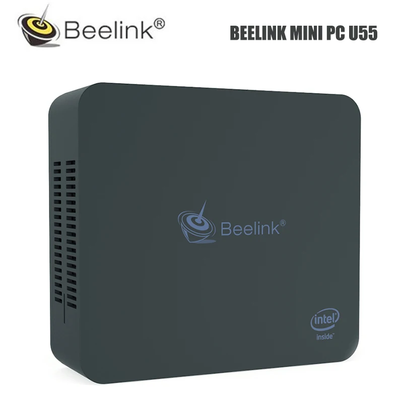 Beelink U55 ТВ коробка мини ПК Intel Core 8 ГБ 512 I3 5005U HD graphics 5500 2 4G 5 8G WiFi 1000 Мбит/с BT4.0 Windows 10 tv
